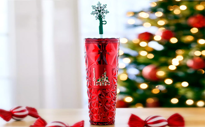 Walt Disney World Holiday Starbucks Travel Tumbler