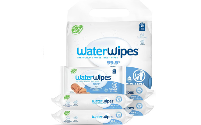 WaterWipes 300 Count Original Baby Wipes 5 Pack