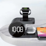 Wireless Charging Station with Clock