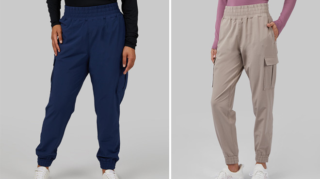 Women Wearing 32 Degrees Commuter Cargo Joggers