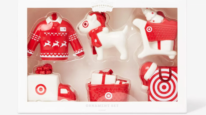 Wondershop 6 Piece Target Christmas Tree Ornament