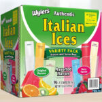 Wylers 96 Count Italian Ice Bars Box on a Table