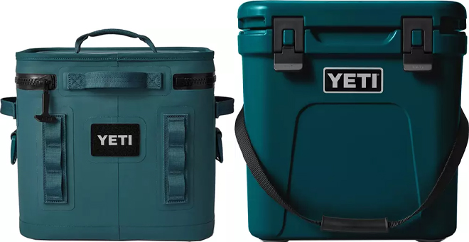 YETI Hopper Flip 12 Cooler and YETI Roadie 24 Cooler