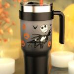 Zak Designs 40oz Nightmare Before Christmas Straw Handle Tumbler