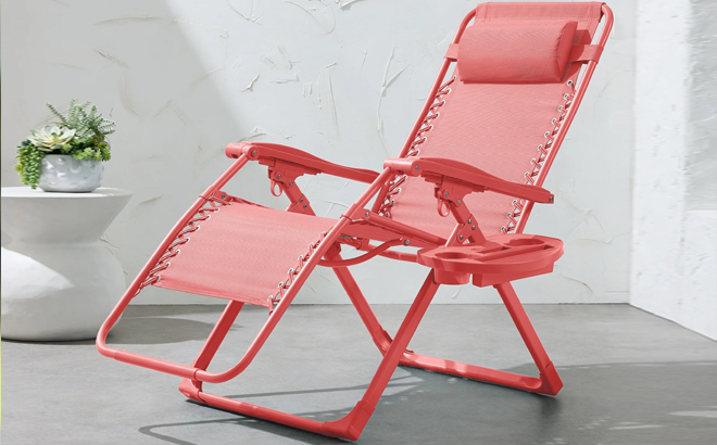 Zero Gravity Orange Chair