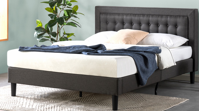 Zinus Dachelle Upholstered Platform Bed Frame