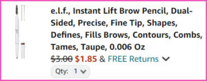 e l f Instant Lift Brow Pencil at Checkout