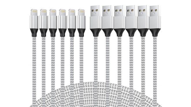 iPhone Fast Charging Lightning Cable 6 Pack