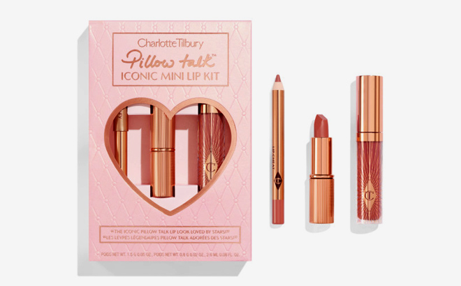 1 Charlotte Tilbury Pillow Talk Mini Lip Kit