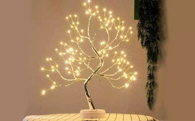 108 LED Christmas Table Tree on a Table