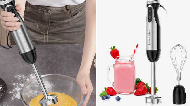 2 In 1 Handheld Blender