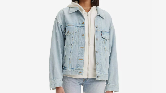 3 Levis Womens Denim 90s Trucker Jean Jacket