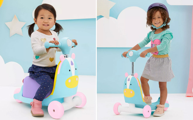 3 in 1 Ride On Scooter and Wagon Toy