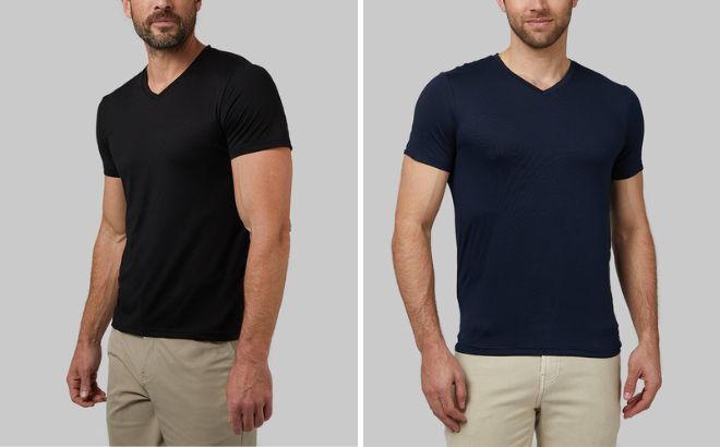 32 Degrees Mens Cool Classic VNeck T Shirt