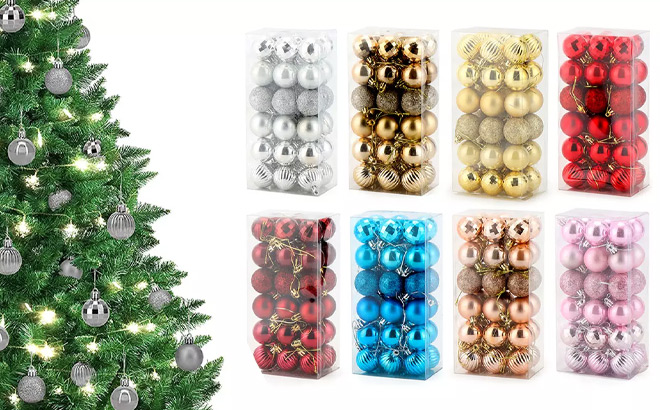 36 Piece Christmas Tree Ornaments