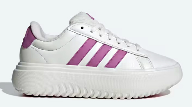 4 Adidas Grand Court Womens Platform Shoes