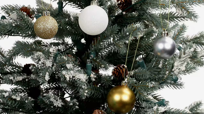 4 Christmas Shatterproof Ball Ornaments