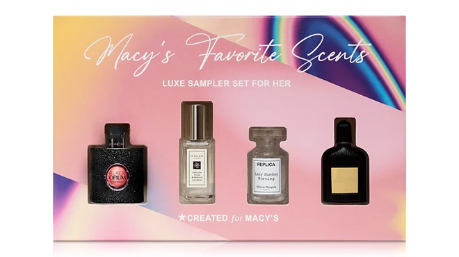 4 Piece Mini Luxe Fragrance Sampler Set For Her