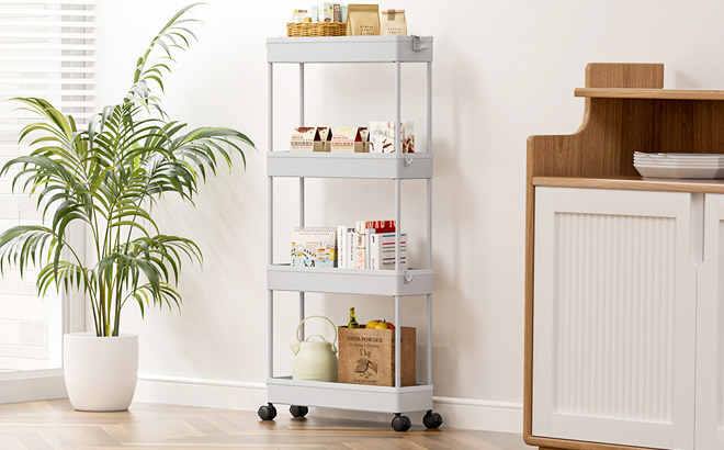 4 Tier Rolling Storage Cart