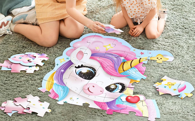 45 Piece Unicorn Puzzle