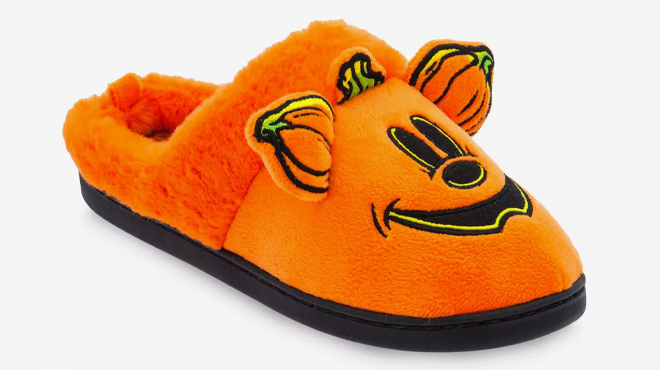 5 Mickey Mouse Halloween Adult Plush Slippers