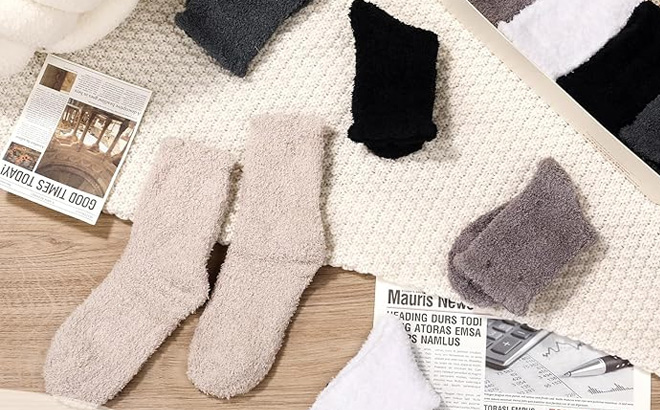 5 Pairs Premillow Fuzzy Socks