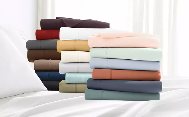 6 Piece Bamboo Soft Deep Sheet Sets