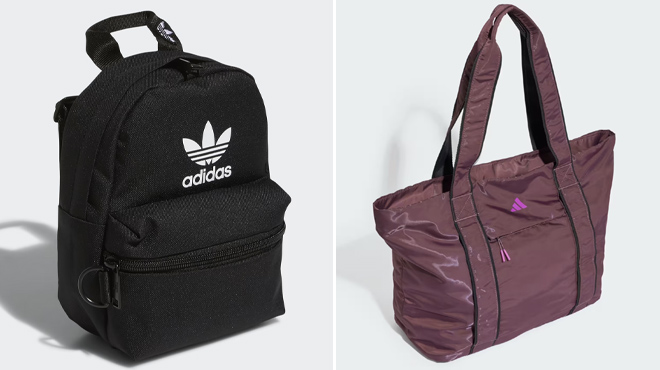 8 Adidas Trefoil 2 0 Mini Backpack and Yoga Tote Bag