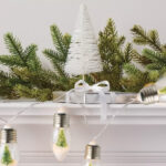 8 Christmas Tree 15 LED Bulb Battery Operated String Light Wondershop