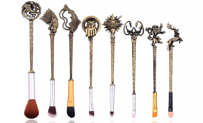 8 Piece Game of Thrones Makeup Brush Set