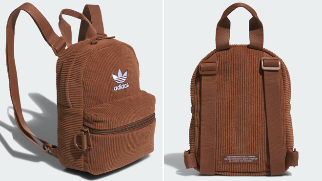 9 Adidas Trefoil 2 0 Curduroy Mini Backpack