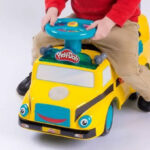 A Child Riding the Flybar Play Doh Educational Toys Kids Toddler Ride On Push Cars School Bus