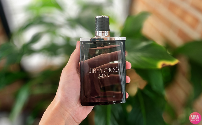 A Person Holding Jimmy Choo Mens Perfume