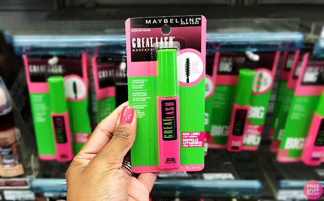 A Person Holding Maybelline Great Lash Washable Mascara