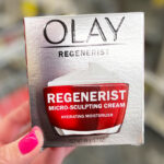 A Person Holding Olay Regenerist Micro Sculpting Cream