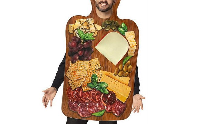 A Person Wearing Rasta Impasta Halloween Unisex Charcuterie Board Costume