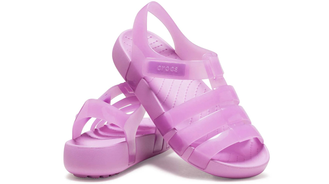 A pair of Crocs Kids Jelly Sandals