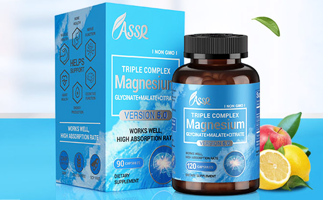 ASSR Triple Magnesium Complex 120 Capsules