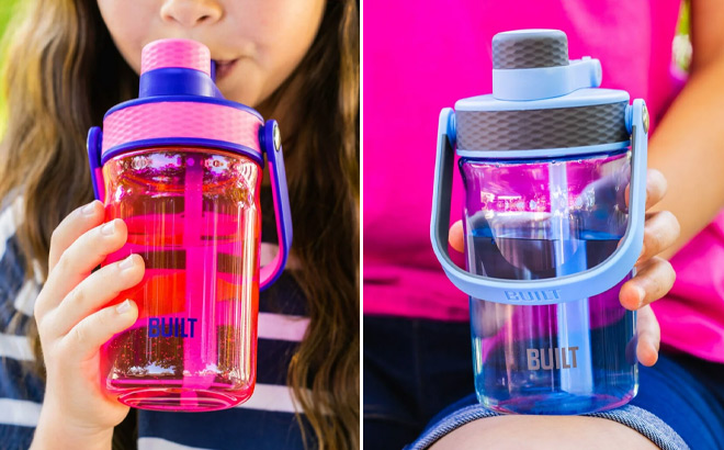 Acrylic Kids Water Bottle with Duallid