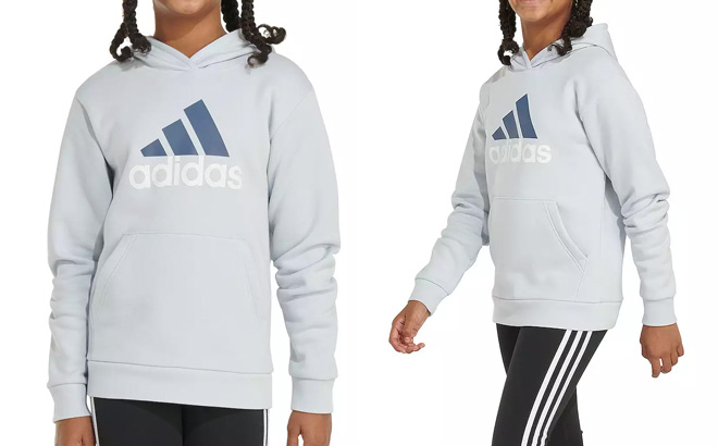 Adidas Girl Hooded Graphic Pullover