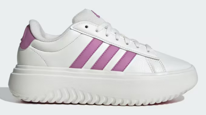 Adidas Grand Court Platform Shoes