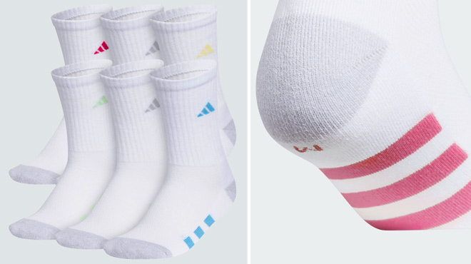 Adidas Kids Athletic Crew Socks