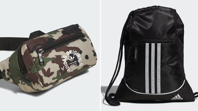 Adidas Originals For All Waist Pack and Adidas Alliance Sackpack