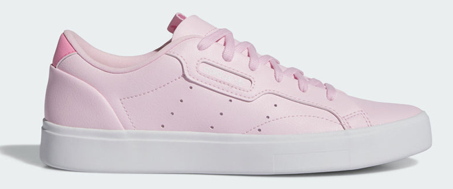 Adidas Womens Sleek Shoes in Bliss Pink Color