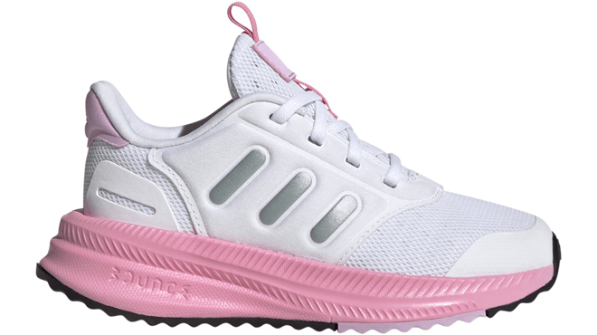 Adidas X PLR 23 Kids Shoes in White Pink Color