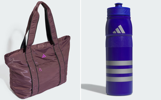 Adidas Yoga Tote Bag and Stadium Water Bottle