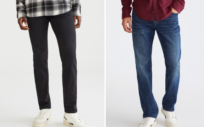 Aeropostale Mens Skinny Premium Air Jeans and Straight Jeans