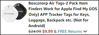 Air Tag Trackers Checkout