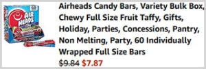 Airheads Candy 60 Count Variety Pack Screenshot