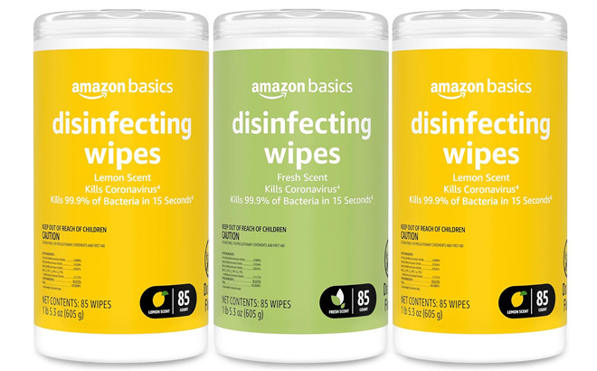 Amazon Basics Disinfecting Wipes